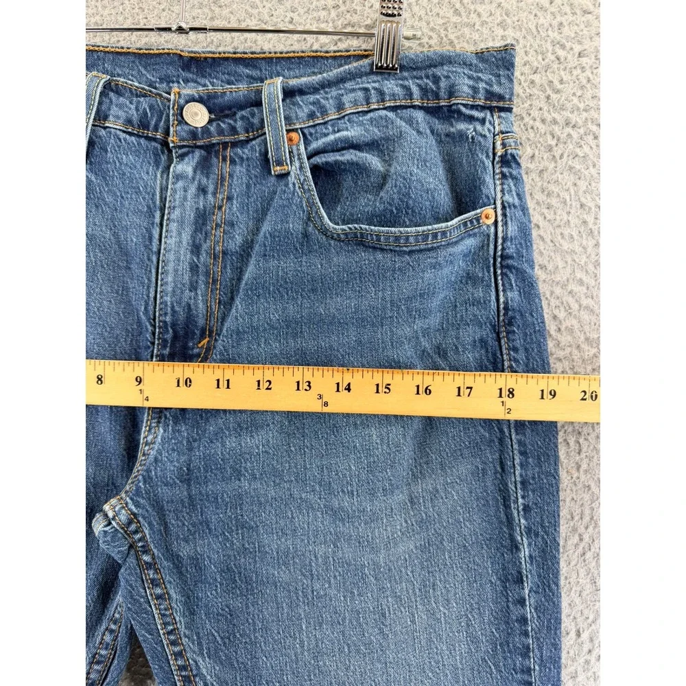 Levis 514 Straight Fit Mens Jeans Blue Denim Medium Wash 33x31 Pants